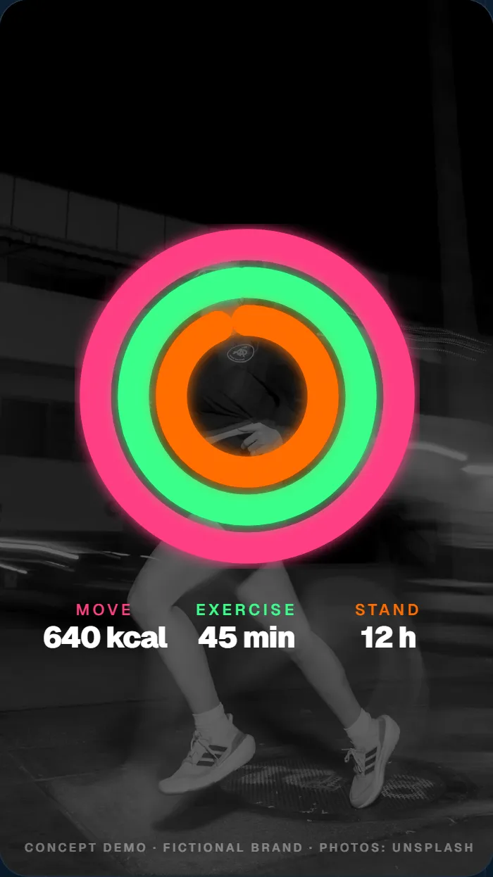 PULSE — Fitness · App promo (concept demo)
